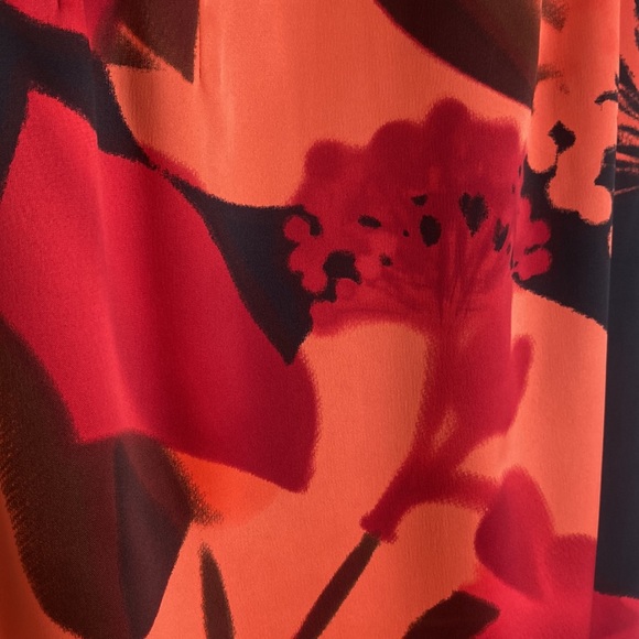 TAHARI Floral Satin Sheath Pencil Style Dress - Picture 4 of 13